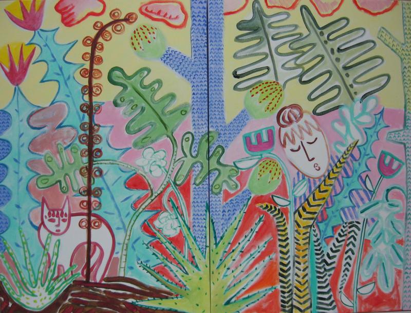 My Secret Garden Diptych